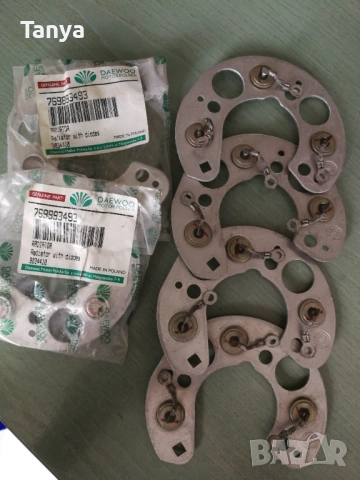 Плочка/клеморед за алтернатор А124-55d Lublin, Fiat 125, FSO, Polonez, снимка 3 - Части - 52535563