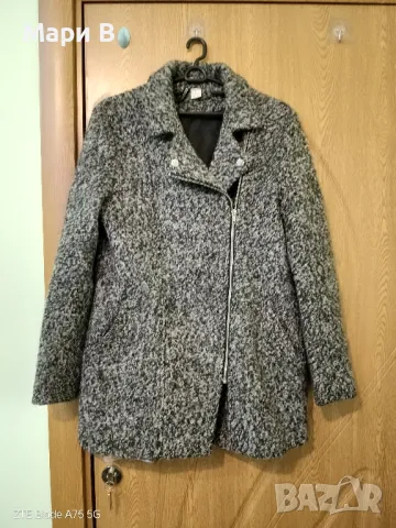 Вълнено палто H&M - размер М 40, снимка 4 - Палта, манта - 49165496