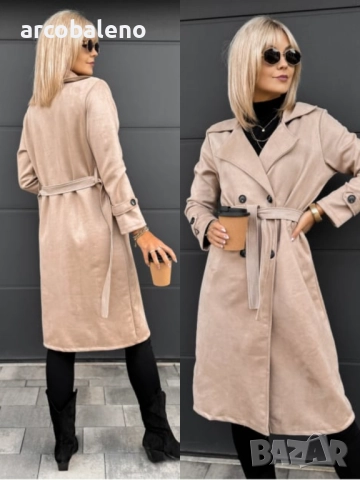 Дамско палто AKRAM, 6цвята , снимка 16 - Палта, манта - 51527288