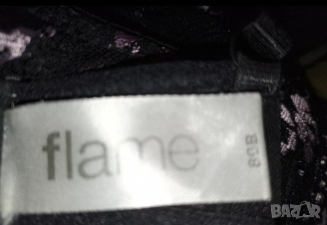 Flame 80 B, M- Секси комплект сутиен с бразилианки , снимка 8 - Бельо - 43171132