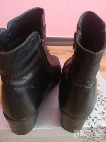 италиански боти от естествена кожа номер 39, снимка 5 - Дамски боти - 52488118