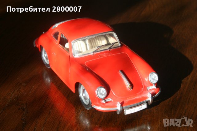 Bburago.Porsche 356B (1961). 1/24. Made in Italy, снимка 2 - Колекции - 42956143