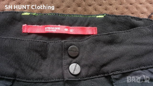 STRAKOFA Work Stretch Trouser + Holster Pocket размер 48 - M / 32 еластичен работен панталон W4-173, снимка 14 - Панталони - 51993867