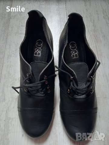 Дамски ежедневни обувки B&CO - естествена кожа, снимка 4 - Дамски ежедневни обувки - 38186769