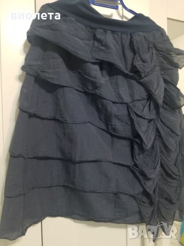 оригинална т.синя лятна пола