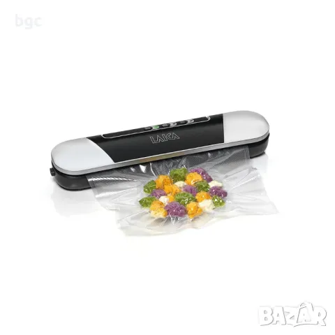 Уред за вакуумиране Laica VT3205, Extra Slim, 9 л/мин, 90W, Черен/Сив - 24 месеца гаранция