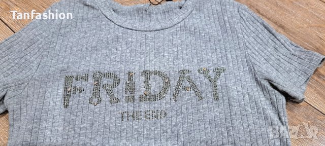 Дамска нежна блуза къс ръкав, снимка 4 - Тениски - 43170859