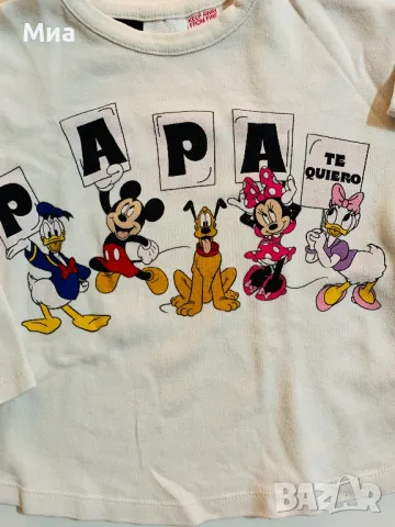 Бебешка блузка Zara Disney, снимка 2 - Детски Блузи и туники - 48400977