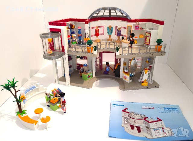 Playmobil 5485 - Двуетажен Мол/Магазин, снимка 3 - Образователни игри - 43182914