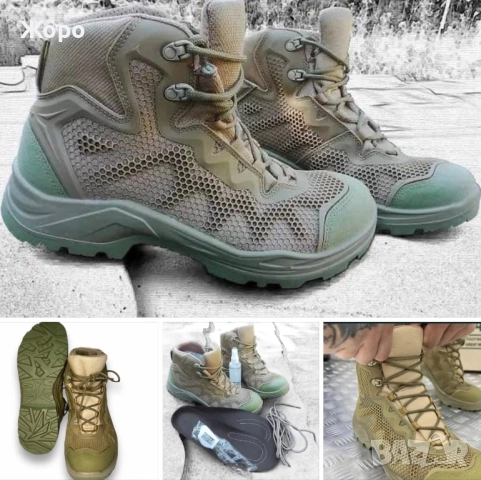 Тактически Кубинки с Goretex мембрана и кевлар+Подарък-Тактическа Раница-Важи до 31.10.2025г., снимка 17 - Екипировка - 40583391