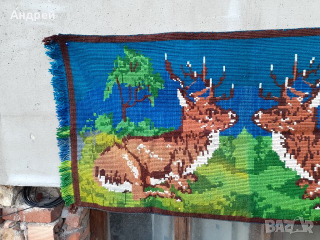Старинен ковьор,покривка за стена #214, снимка 3 - Антикварни и старинни предмети - 40690780