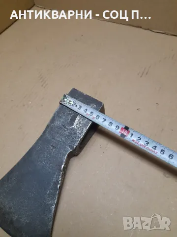 Стара Немска Брадва Топор Тегло 1.300кг. Номер 3., снимка 13 - Антикварни и старинни предмети - 48286670