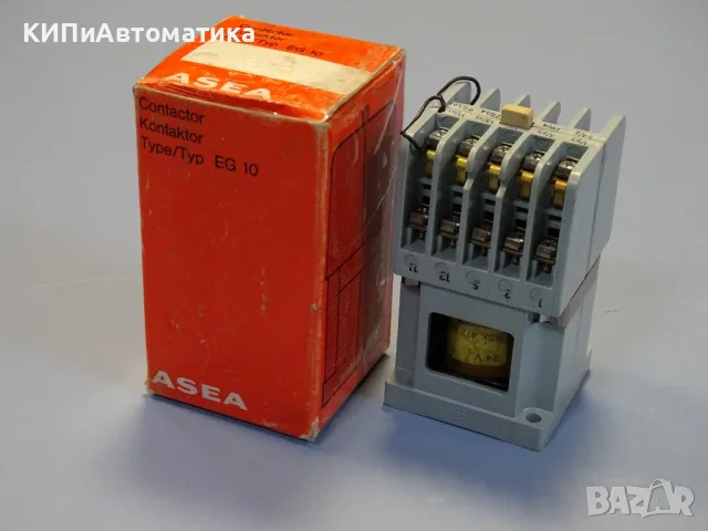 въздушен контактор ASEA EG10 contactor 4A 380V coil 24V 50Hz, снимка 2 - Резервни части за машини - 49812468