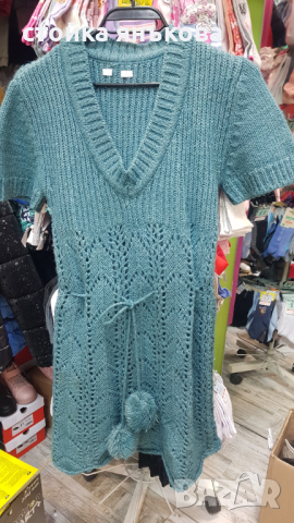 Продавам плетена туника, зелена, снимка 4 - Туники - 38922108