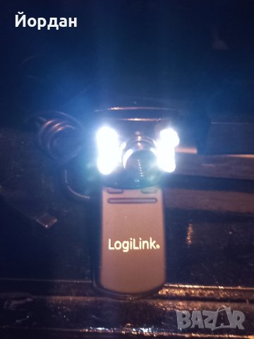 Уеб камера вграден микрофон вградена светкавица LogiLink UA0072A, снимка 2 - Камери - 44002991