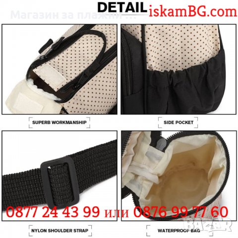 Комплект 5 броя чанти за бебешка количка | Чанта за бебешка количка за принадлежности - КОД 3697, снимка 7 - За бебешки колички - 38487186