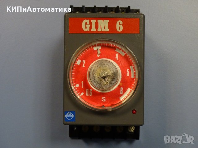 реле време GIM6 0.6-6S 24V relay time, снимка 3 - Резервни части за машини - 39639309