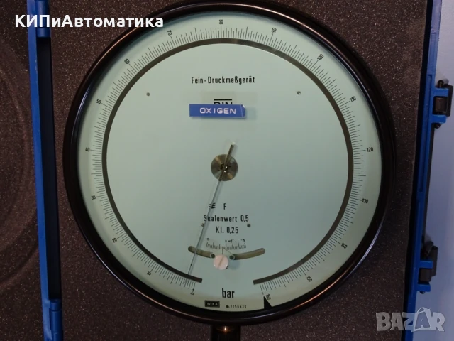 образцов манометър WIKA 341.11.250 (0-160)Bar precision test pressure gauge, снимка 2 - Резервни части за машини - 50505284