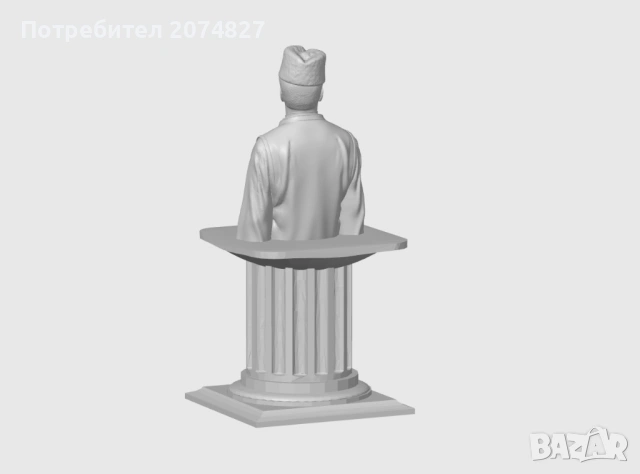 ХАДЖИ ДИМИТАР (бюст, статуетка), снимка 5 - Статуетки - 53453559