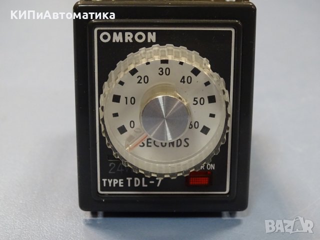 реле време Omron TDL-7 24VDC 0-60sec, снимка 4 - Резервни части за машини - 36922162