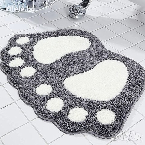 АБСОРБИРАЩО КИЛИМЧЕ ЗА БАНЯ FOOTPRINT DESIGN NON-SLIP BATH RUG, снимка 2 - Други - 43192069