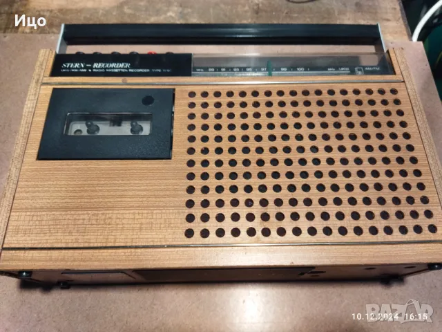 Щерн ГДР радиокасетофон.