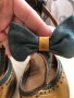Елегантни сандали на ток, златни и сини, Cristhelen B. , 37 , снимка 3