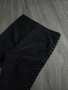 Жесток чер дамски панталон с капси., снимка 5