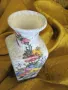Авторска порцеланова ваза ,ръчно рисувана, подпис, снимка 7