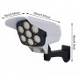 Соларна лампа, имитираща камера за видеонаблюдение - 77 LED , Дистанционно, Сензор за движение и Фот, снимка 4