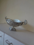Голяма разкошна сребриста купа, снимка 7