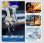 Професионален епоксиден метален клей RV Sealants – 2x20g за ремонт на метал, радиатори и рамки, снимка 1