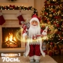 Декоративни фигури Дядо Коледа – Ръчна изработка (50 / 70 / 90 см), снимка 9