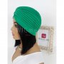 Тюрбан за коса едноцветен зелен, снимка 2