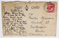 Стара коледна картичка 1922, снимка 2