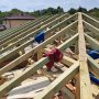 Ремонт на покриви Извършване на строителни дейности. Майстор, работници, работа, строителство, снимка 16