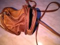 Чанта за през рамо сгъваема естествена кожа нова 140х103х90мм и 103х100х55мм, снимка 4