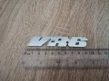 сребриста емблема VR6 за Volkswagen, снимка 2