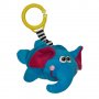  Бебешка плюшена играчка Трептящо слонче с клипс / Lorelli Toys