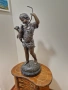 Уникална антикварна бронзова френска фигура статуетка скулптура , снимка 5