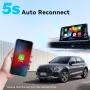 Нов компактен безжичен CarPlay адаптер Лесен и удобен за кола и iPhone, снимка 8