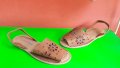 Английски дамски сандали естествена кожа-3 цвята, снимка 13