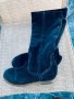 Сини велурени ботуши, снимка 12