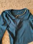 Ластична къса блуза, снимка 1 - Блузи с дълъг ръкав и пуловери - 43597030