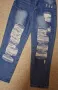 УНИКАЛНИ накъсани дънки бойфренд, снимка 2