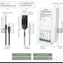 MOES WiFi модул за превключване на температурата и влажността, снимка 3