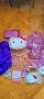 Hello Kitty принадлежности- раница, възглавница, несесер, снимка 1