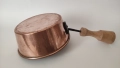 Меден съд-канчок/черпак/касерола калайдисан, снимка 2