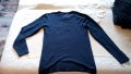 Синя мъжка риза без яка с дълъг ръкав Livergy №48-50, снимка 2