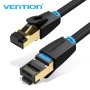 Vention Кабел LAN SFTP Cat.8 Patch Cable - 1.5M Black 40Gbps - IKABG, снимка 1 - Мрежови адаптери - 43455140